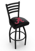 L014 Alabama Swivel Stool with Black Wrinkle Finish, L014AL-A