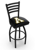 L014 Appalachian State Swivel Stool with Black Wrinkle Finish, L014AppStU