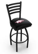 L014 Arkansas Swivel Stool with Black Wrinkle Finish, L014ArknUn