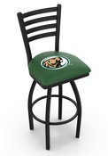 L014 Bemidji State Swivel Stool with Black Wrinkle Finish, L014BmijSt
