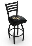 L014 Central Florida Swivel Stool with Black Wrinkle Finish, L014CenFla