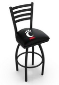 L014 Cincinnati Swivel Stool with Black Wrinkle Finish, L014Cincin