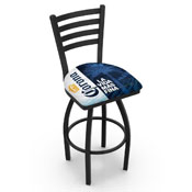 L014 Corona (Palm) Swivel Stool with Black Wrinkle Finish by Holland Bar Stool Co.
