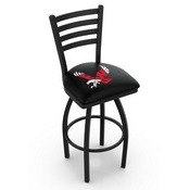 L014 Eastern Washington Swivel Stool with Black Wrinkle Finish, L014EastWA