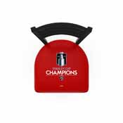 L014 Florida Panthers - 2024 Stanley Cup Swivel Stool with Black Wrinkle Finish by Holland Stool Co. AGS-L01425FlaPanCup24