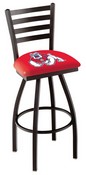L014 Fresno State Swivel Stool with Black Wrinkle Finish, L014FresSt