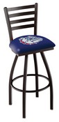 L014 Gonzaga Swivel Stool with Black Wrinkle Finish, L014Gonzga