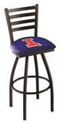 L014 Illinois Swivel Stool with Black Wrinkle Finish, L014IlliniU