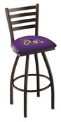 L014 James Madison Swivel Stool with Black Wrinkle Finish, L014JmsMad