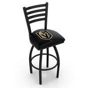 L014 Vegas Golden Knights Swivel Stool with Black Wrinkle Finish, L014LVGdKn