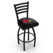 L014 Louisville Swivel Stool with Black Wrinkle Finish, L014Lville
