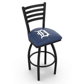 L014 Detroit Tigers Swivel Stool with Black Wrinkle Finish by HBS, AGS-L01425MLBDet