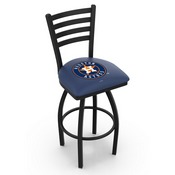 L014 Houston Astros Swivel Stool with Black Wrinkle Finish by HBS, AGS-L01425MLBHou