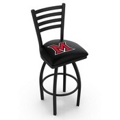 L014 Miami (OH) Swivel Stool with Black Wrinkle Finish, L014Mia-OH