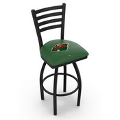 L014 Minnesota Wild Swivel Stool with Black Wrinkle Finish, L014MinWld