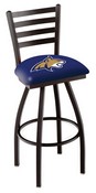 L014 Montana State Swivel Stool with Black Wrinkle Finish, L014MontSt