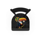 L014 Notre Dame - Guinness (Toucan) Swivel Stool with Black Wrinkle Finish by Holland Bar Stool Co., AGS-L01425ND-Guin-Tcn