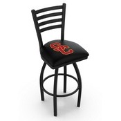 L014 USC Trojans Swivel Stool with Black Wrinkle Finish, L014SouCal