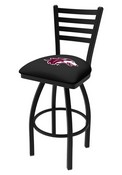 L014 Southern Illinois Swivel Stool with Black Wrinkle Finish, L014SouIll
