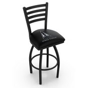 L014 U.S. Space Force Swivel Stool with Black Wrinkle Finish by Holland Bar Stool, AGS-L01425SpaFor