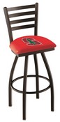 L014 Stanford Swivel Stool with Black Wrinkle Finish, L014Stnfrd