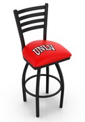L014 UNLV Swivel Stool with Black Wrinkle Finish, L014UNevLV