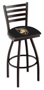 L014 US Military Academy (ARMY) Swivel Stool with Black Wrinkle Finish, L014USMilA