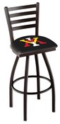 L014 Virginia Military Institute Swivel Stool with Black Wrinkle Finish, L014VAMilI