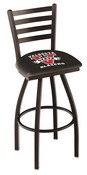 L014 Valdosta State Swivel Stool with Black Wrinkle Finish, L014ValdSt