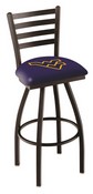 L014 West Virginia Swivel Stool with Black Wrinkle Finish, L014WestVA