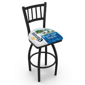L018 Corona (FYB-Front) Swivel Stool with Black Wrinkle Finish by Holland Bar Stool Co.