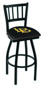 L018 Long Beach State University Swivel Stool with Black Wrinkle Finish, L018LBStUn