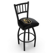 L018 Vegas Golden Knights Swivel Stool with Black Wrinkle Finish, L018LVGdKn