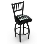 L018 North Dakota (Hockey) Swivel Stool with  by Holland Bar Stool Co., AGS-L01825NorDakHky
