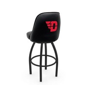 L048 Logo Grizzly University of Dayton Swivel Stool with Black Wrinkle Finish by Holland Stool Co., AGS-L04825DytnUn