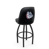 L048 Logo Grizzly Gonzaga Swivel Stool with Black Wrinkle Finish by Holland Stool Co., AGS-L04825Gonzga