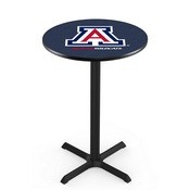 L211 - Black Wrinkle Arizona Pub Table by Holland Bar Stool Co.