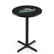 L211 - Black Wrinkle Bemidji State Pub Table by Holland Bar Stool Co.