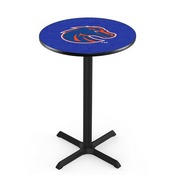 L211 - Black Wrinkle Boise State Pub Table by Holland Bar Stool Co.