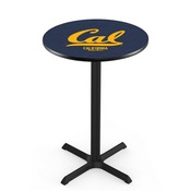 L211 - Black Wrinkle Cal Pub Table by Holland Bar Stool Co.