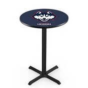 L211 - Black Wrinkle Connecticut Pub Table by Holland Bar Stool Co.