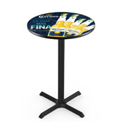 L211 Corona (5 Limes) Pub Table with Black Wrinkle Finish by Holland Bar Stool Co.