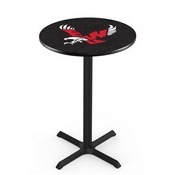 L211 - Black Wrinkle Eastern Washington Pub Table by Holland Bar Stool Co.