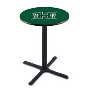 L211 - Black Wrinkle Hawaii Pub Table by Holland Bar Stool Co.