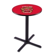 L211 - Black Wrinkle Maryland Pub Table by Holland Bar Stool Co.