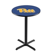 L211 - Black Wrinkle Pitt Pub Table by Holland Bar Stool Co.