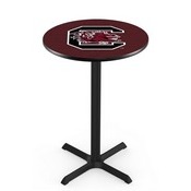L211 - Black Wrinkle South Carolina Pub Table by Holland Bar Stool Co.
