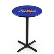 L211 - Black Wrinkle Tulsa Pub Table by Holland Bar Stool Co.