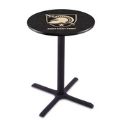 L211 - Black Wrinkle US Military Academy (ARMY) Pub Table by Holland Bar Stool Co.