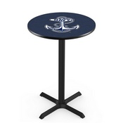 L211 - Black Wrinkle US Naval Academy (NAVY) Pub Table by Holland Bar Stool Co.